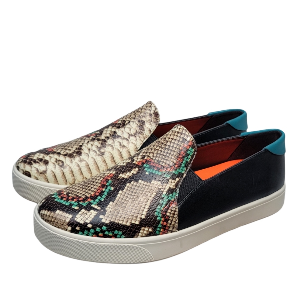 Cole Haan slip on loafer sneak print colorful NWOT - Picture 3 of 16